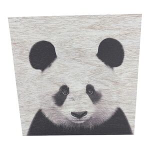 Panda Wall Art on plyWood 12x12